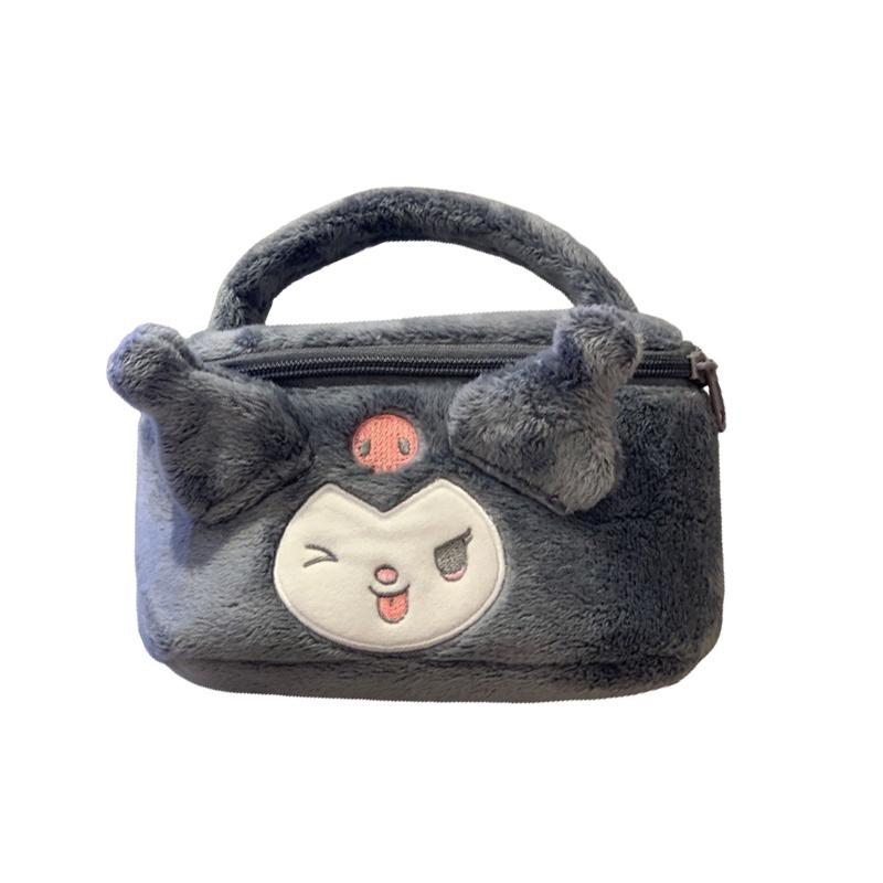 Sanrio Melody Kuromi Плюшевая сумка для ланча большой вместимости