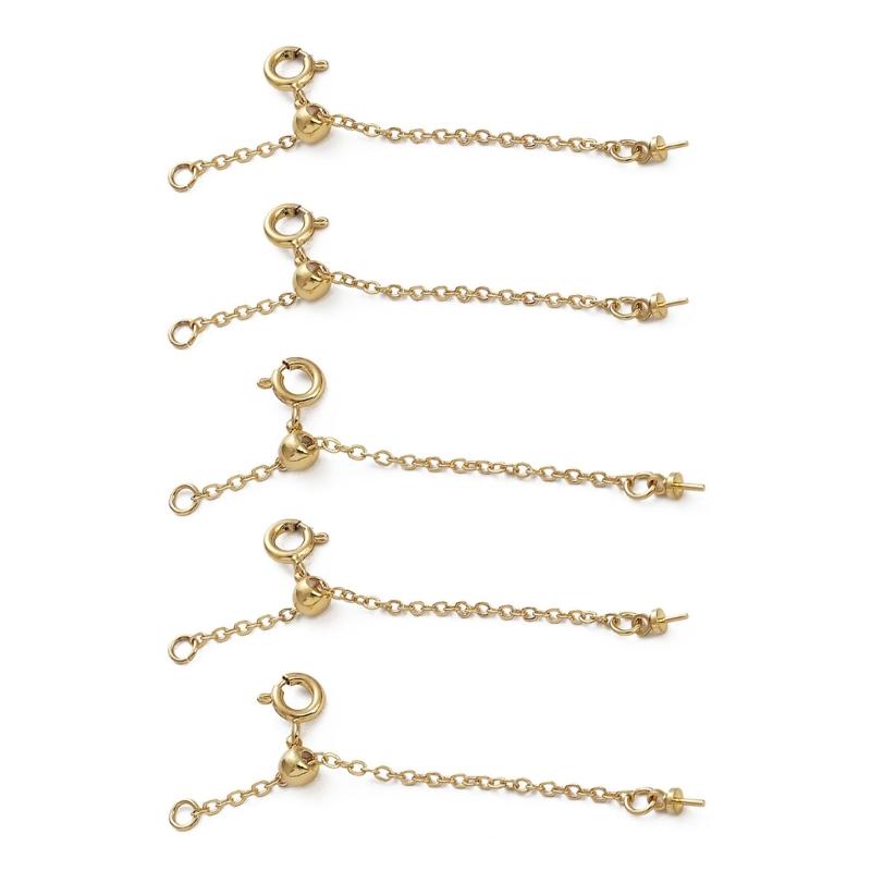Multipurpose Adjustable Length Chain Lobster Clasp Extension Chain Charm Pendant for Comfort Fits Jewelry Accessory