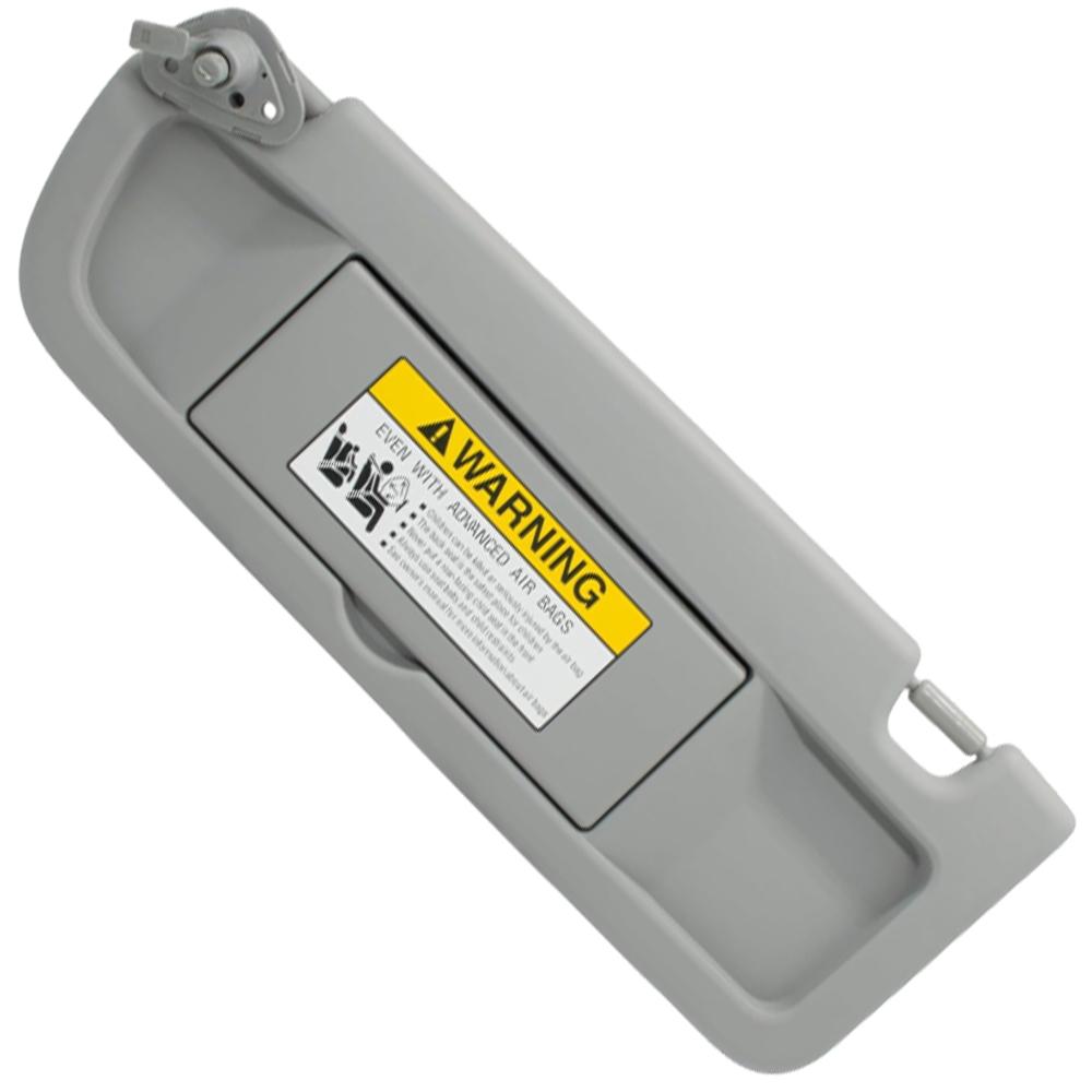 Car Sun Visor with Mirror Beige/Gray for Honda Civic 2006 2007 2008 2009 2010 2011 83280-SNA-A01ZA Left Hand Drive