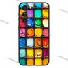 Zestaw Farb Wodnych Paleta Malarska Etui na Telefon Dla Samsung Galaxy A20,21s,22,31,32,52,53,72,73,80,91 Miękki Płynny Silikon Czarna Osłona