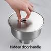 Corrosion Resistant Circular Floor Drain Stainless Steels High Flows Drainage Floor Strainer for DN50/DN75 Drainage System