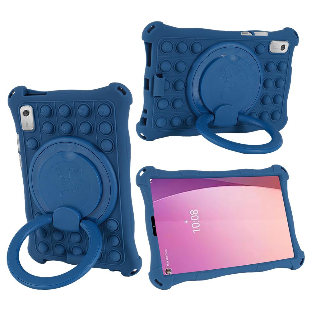 Bubble Toys Weiche Silikon Kinder Sichere Hülle Für Lenovo Tab M9 TB-310FU TB-310XU 360 Drehbarer Ständer Tablet-Hülle