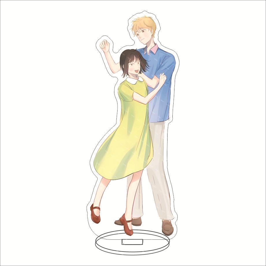 Anime Skip And Loafer Acrylic Stand Model Plate Decoration Desk Figure Display Students Gift Animation Product Ornaments Couple