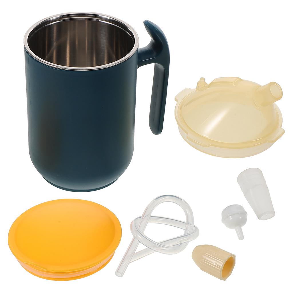 Elderly Care Cup Adult Sippy Cups Spill Proof Drinking for Patients Maternity with Handle Disabled Dysphagia