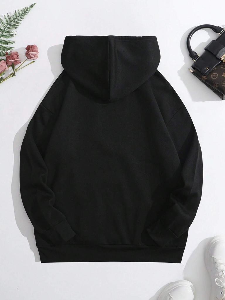Free Hugs Just Kidding Don't Touch Me Printing Woman Sweatshirts Autumn Fleece Hoodies Soft Oversized Hoodie Street Streetwear