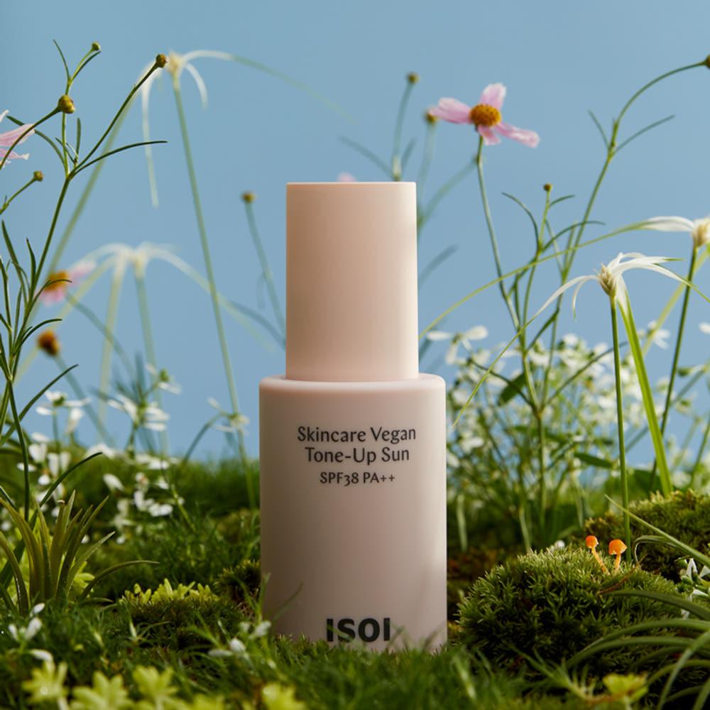 ISOI Skincare Vegan Tone Up Sun SPF38 PA++ Brightening UV Protection 40ml Tone Up Sunscreen K-Beauty