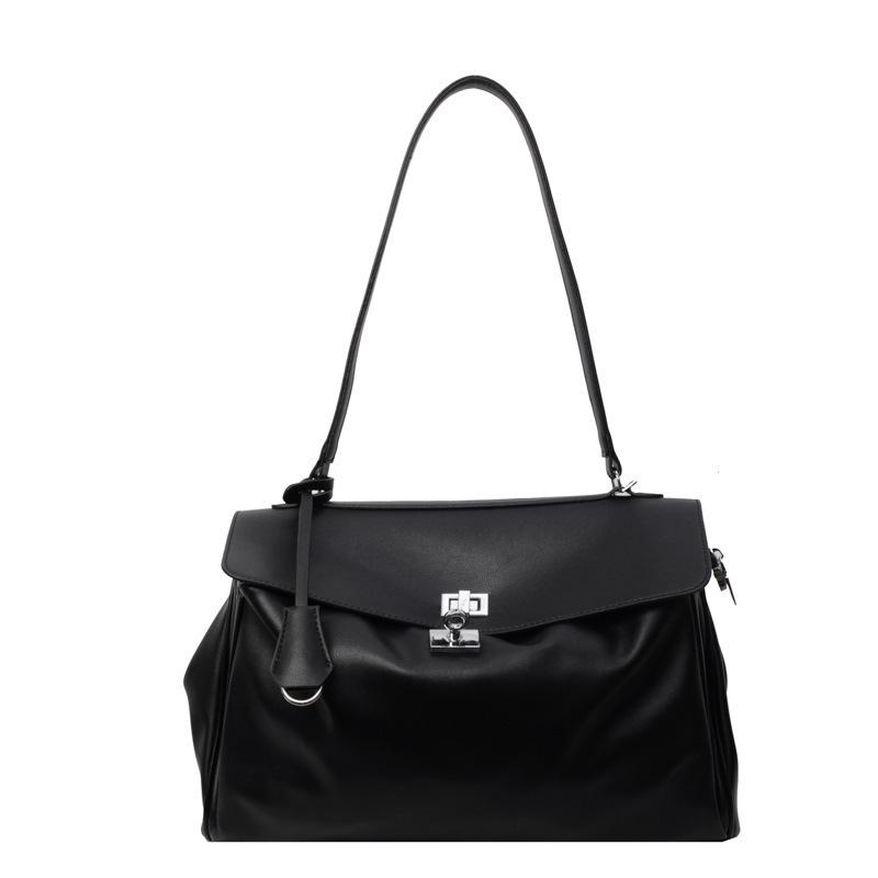Portable Platinum Bag Women's New Trendy Niche Armpit Bag High-end Large-capacity Commuter Bag