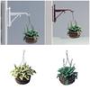 Miniature Hanging Potted Plant Model for 1/12 Doll House Decoration Office Desk Scene Setting Living Room Landscape Props