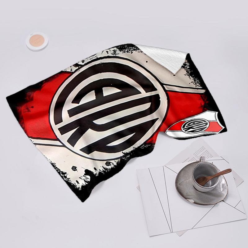 proof beach towel with Club Atlético River Plate pattern - soft,absorbent,quick-drying,machine washable - perfect for swimming,camping,bathing