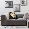 MJ Pop Music Square Pillow Cases  Cushion Covers Novelty Polyester Decorative Pillowcase for Home 18"