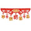 Decorative Chinese New Year Dragon Banners Felt Spring Festival Hanging Flag  Lunar New Year