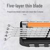 German Quality Men's Razor with Five Ultra-Thin, Anti-Scratch Blades