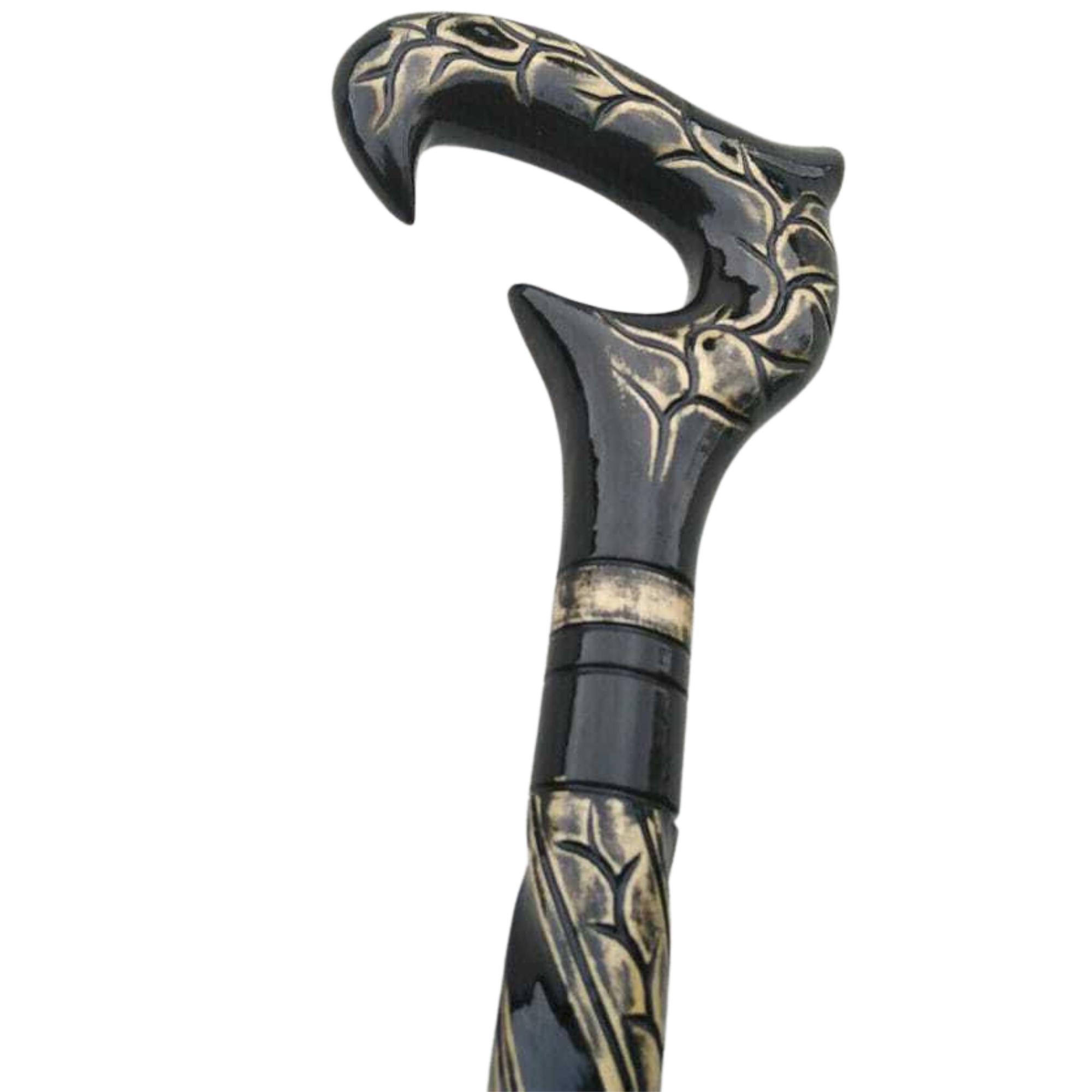 

Дерев яна палиця, голова дербі, дизайн у вінтажному стилі, різьблений уручну, стиль подарунка