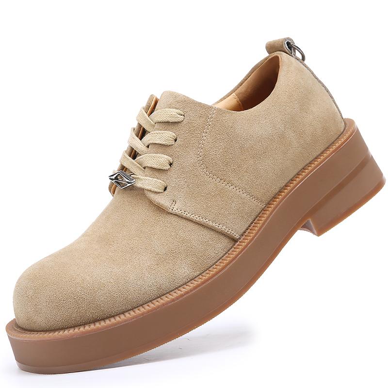 Fashion New Derby Men's Thick soled Shoes Minimalist high-quality casual style Office Business Hot selling youth shoes outdoor luxury