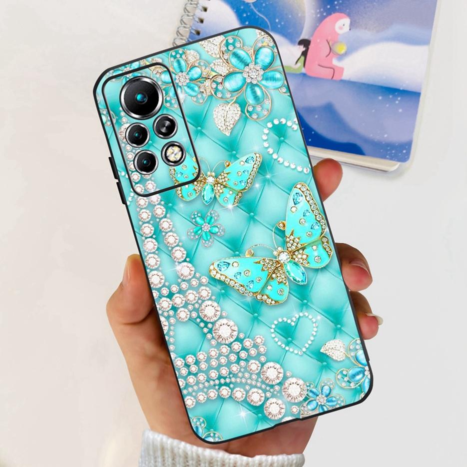 For Infinix Note 11 Pro Case X697 Cute Painted Back Cover Soft Silicone Phone Cases For Infinix Note 11 Note11 Pro Fundas Bumper
