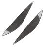 ABS Kolfiber Bil Strålkastarlampa Ögonbryn Ögonlock Ögonbryn Klistermärke För Mercedes-Benz C-Klass W204 C180 C200 C260 C300 C63