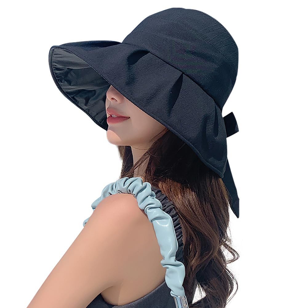 UV Protection Hat for Sun Protection Light Blocking Coating Design for Sun UV Chin Size Makes Face Look Wide Summer [Tophana] Women, [UV