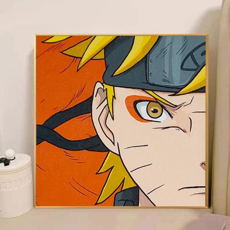 Kit Pittura ad Olio Digitale Anime Demon Slayer Fai da Te per Bambini