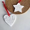 1Pc Xmas Tree Xmas Gift Casting Heart Pendant Casting Mold Silicone Moulds DIY Christmas Pendant Plaster Moulds Star