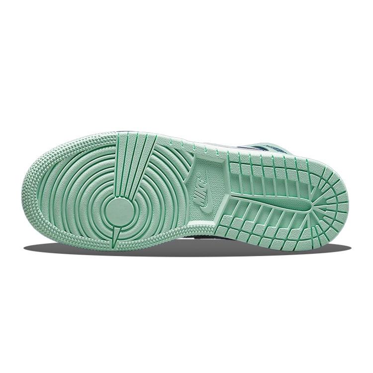 (GS) Air Jordan 1 Mid 'Blue Mint' Kids' 554725-413