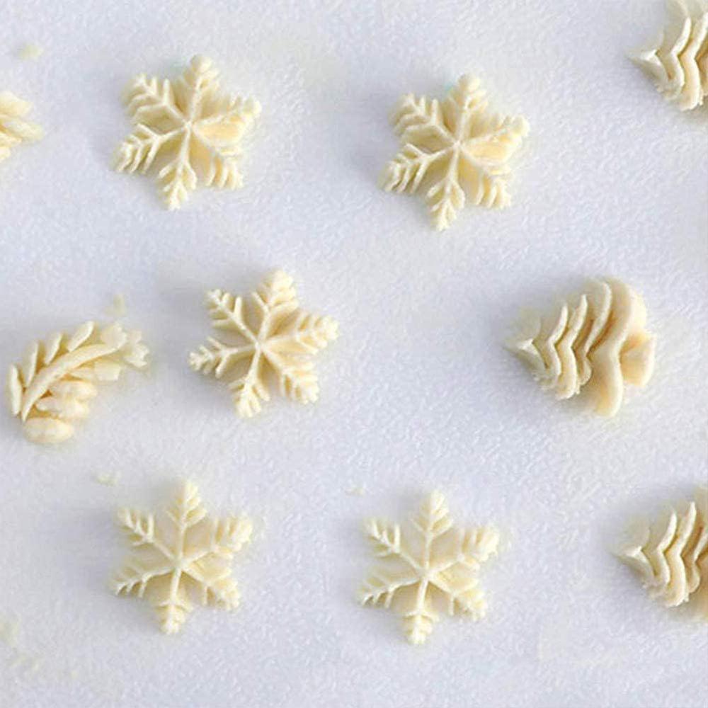 10Pcs Russian Piping Tips Set Christmas Cake Decorating Tools Nozzles Piping Icing Tips for Cake Cupcake Cream Muffins