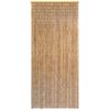 VidaXL Rideau de porte contre insectes Bambou 90 x 220 cm