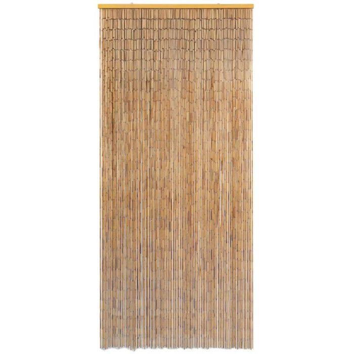 VidaXL Rideau de porte contre insectes Bambou 90 x 220 cm