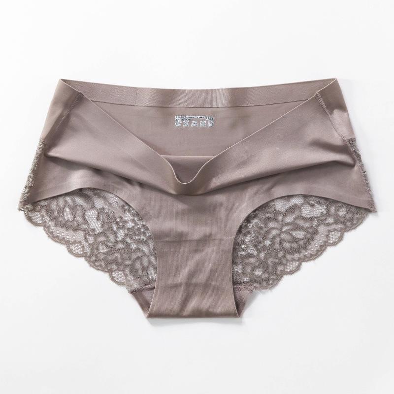 7 Teile/satz frauen Frühling Alle-spiel Große Größe Kausalen Spitze Slip Damen Sommer Mittlere Taille Einfarbig Nahtlose unterhose