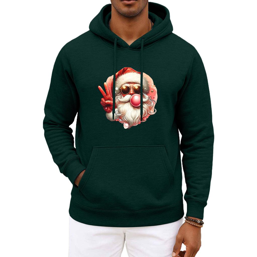 Men's And Women's Christmas Hooded Hood Long Sleeves Hoodie