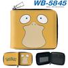Pokemon Cartoon PU Short Zipper Coin Purse Portable Cute Pikachu Wallet Card Holder 1pcs