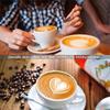 Portable Handheld Frother Stainless Steel Milk Foamer Drink Mixer Coffee Frother  Barista Use