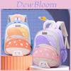 Cartoon Mushroom Kids Backpack With Lightweight Nylon For Kindergarten And Daily Use