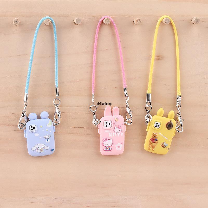 Puppenhaus Miniatur Bär Handyband Anhänger Zubehör mit Lala Stoffpuppe