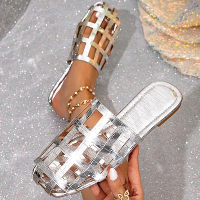 Fashion Fashion High-quality Woman Shoes 2025 Summer New Women's Flat Slippers Simple Versatile Women Beach Shoes Zapatos De Mujer