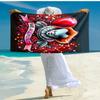 1pc Pennywise2 Beach Towel, Comfortable and Thick, and Swimming/Bath/Picnic/Camping Towel, Suitable for Seaside Beaches