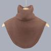 High Elasticity Base Decoration Collar Solid Color German Velvet Collar  Neck Protection