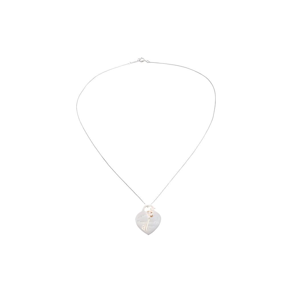 Tiffany & Co. Return To Tiffany Heart Key Silver Pendant Necklace Women Necklace 30971531