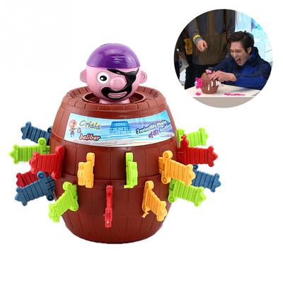 Lustiges Gadget für Kinder, Piraten-Fass-Spiel, Spielzeug für Kinder, Lucky Stab Pop-Up-Spielzeug