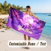 Custom Name Large Beach Towel,Sailor Moon Quick Absorbent Towel For Outdoor Travel Poolside