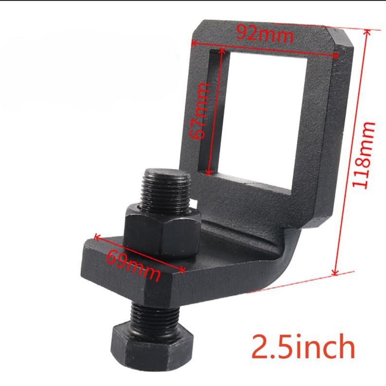 2 Inch 25 Inch Trailer Hitch Hook Clip with Anti Vibration Fastener Clamp for RV and Trailer Towing Applications