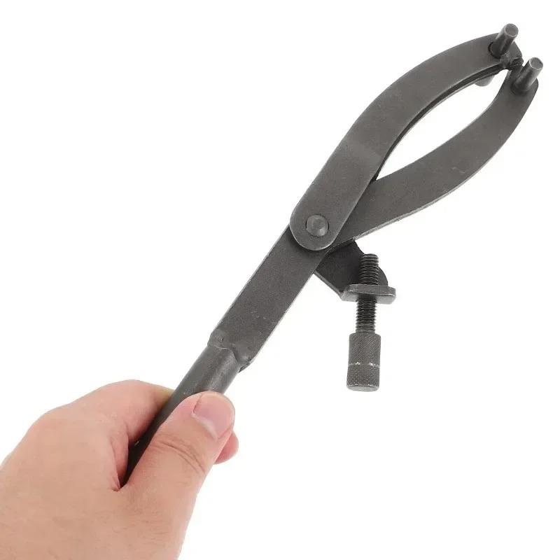 Universal Motorcycle Moped Scooter Flywheel Variator Clutch Remove Holder Repair Tool Black Metal