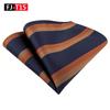Herren Gestreiftes Polyester Seide Business Einstecktuch