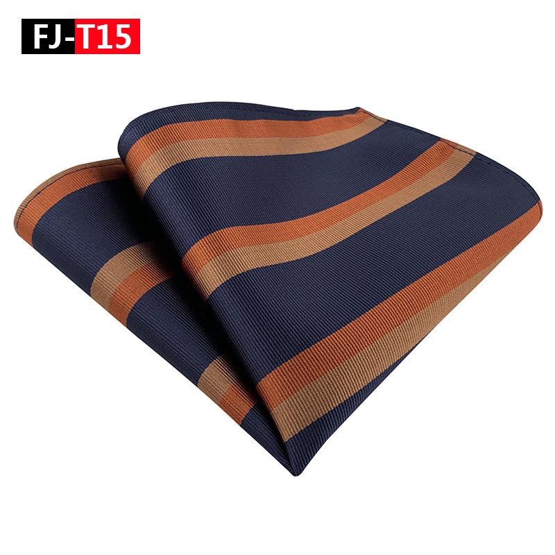 Herren Gestreiftes Polyester Seide Business Einstecktuch