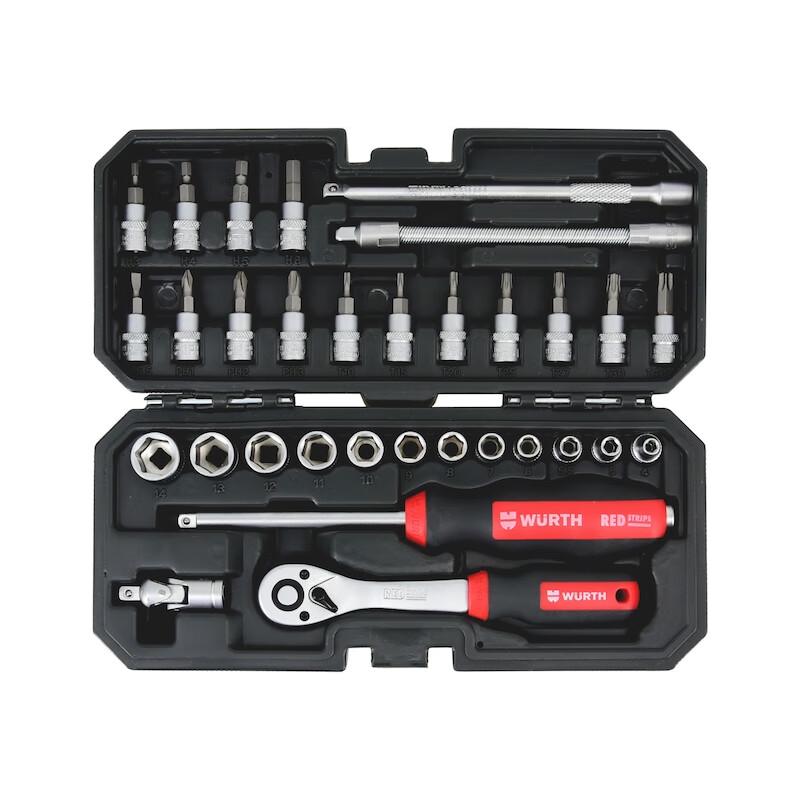 Wurth 1/4 inch Ratchet Wrench Set, 32-Piece