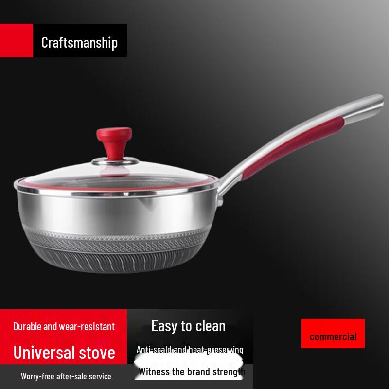 Sule 316 Stainless Steel 20CM Non-stick Honeycomb Multi-Purpose Pot