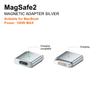 100W Type-C Female To Magsafe 2 Converter Laptop Indicator Light Usb-C Magnetic Adapter Zinc Alloy Connector For Macbook Air/Pro