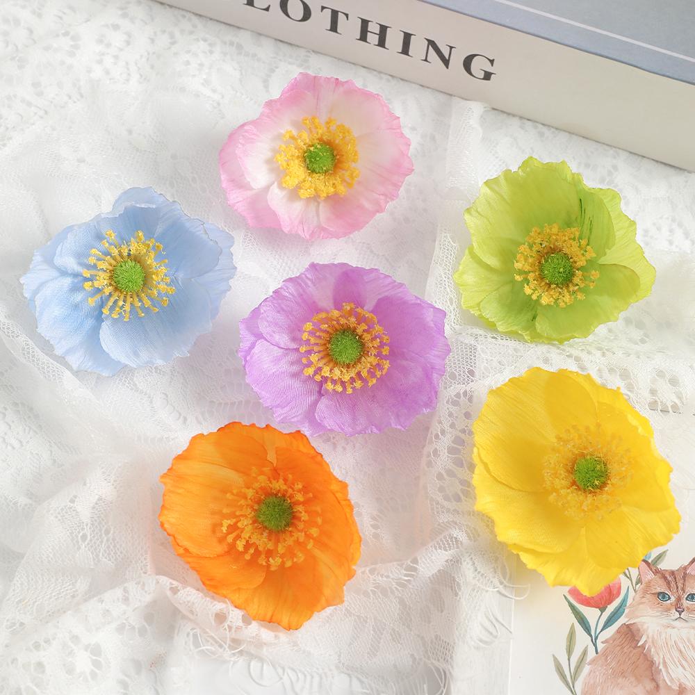 5/10/20Pieces Of Artificial Flower Head For Christmas Home Decoration Room Garden Wedding Decor DIY Gift Box Wreath Accessories