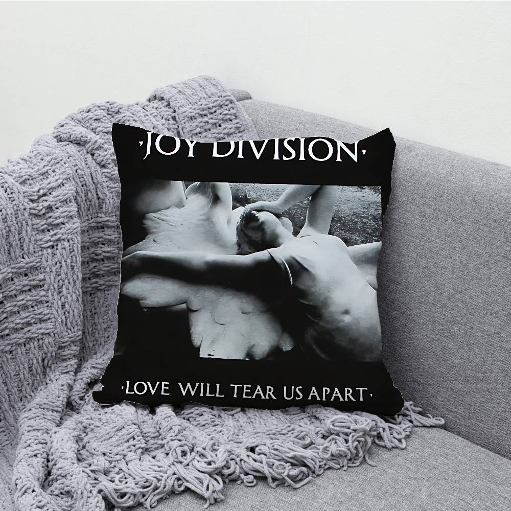 J-Joy D-Division Pillow Case Print Polyester Fiber 40X40 Cm Home Sofa Throw Cushion Cover Decoration