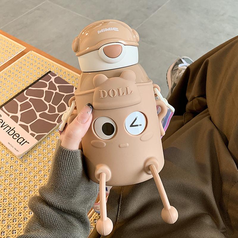 550ml Insulated Travel Mug With Leak Proof Lid For Students And Office Use