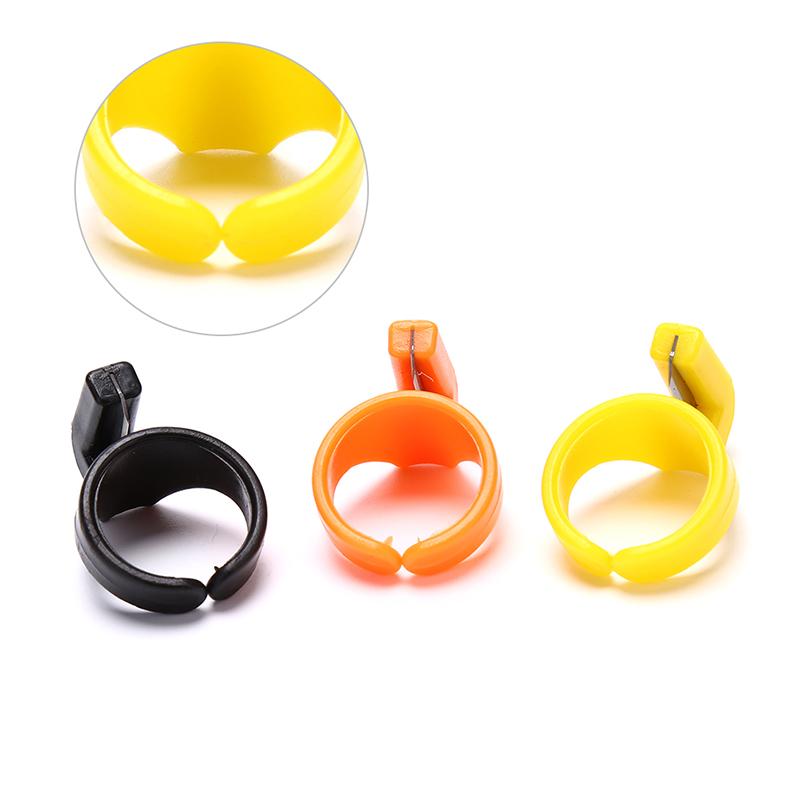 Kunststoff-Fingerhut, Nähring, Fadenschneider, Fingermesser, Nähen, Basteln, DIY-Werkzeug